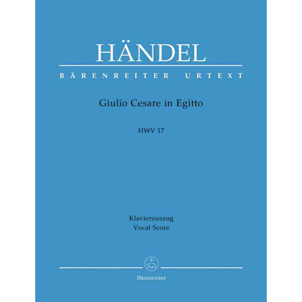 Händel - Giulio Cesare in Egitto - Vocal Score - HWV17