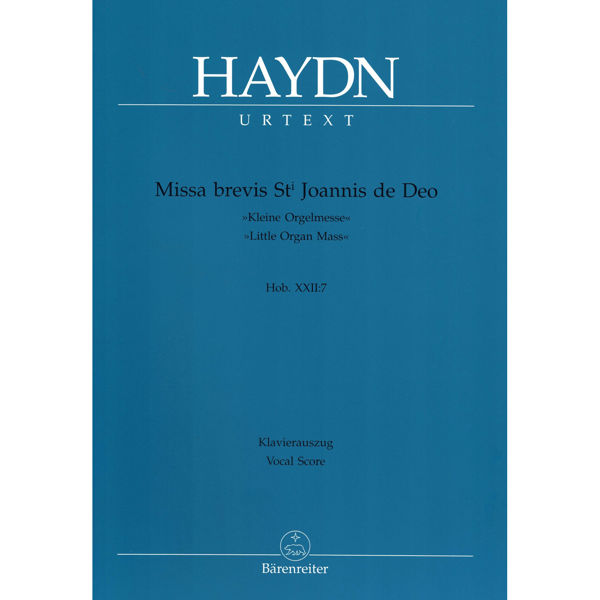 Haydn - Missa brevis Sancti Joannis de Deo Hob.XXII:7 &quot;Little Organ Mass&quot; - Vocal Sore