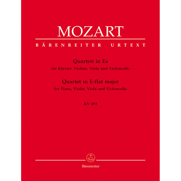 Quartett for Piano, Violin, Viola and Violoncello K. 493, Wolfgang Amadeus Mozart