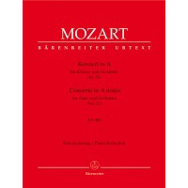 Concerto in A major for Piano and Orchestra, Nr. 23, KV488, Piano reduction - Mozart