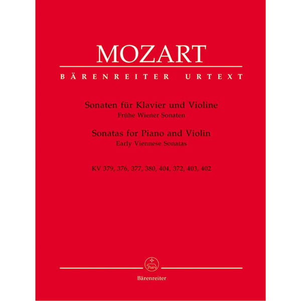 Sonatas for Piano and Violin (Early Viennese Sonatas), Wolfgang Amadeus Mozart