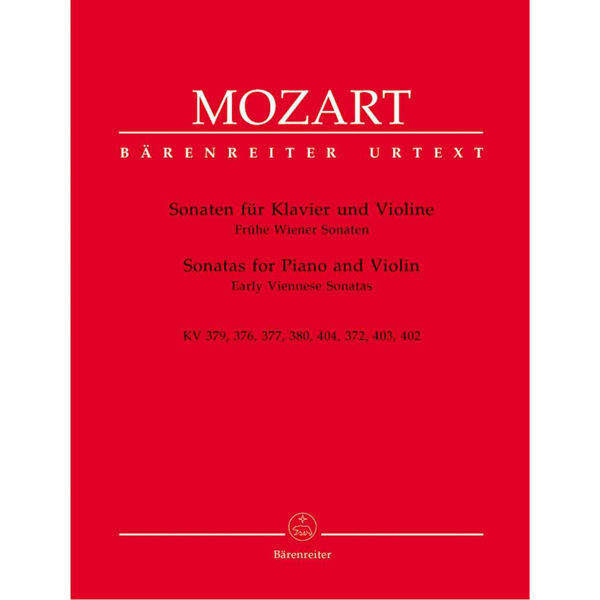 Sonatas for Piano and Violin (Early Viennese Sonatas), Wolfgang Amadeus Mozart