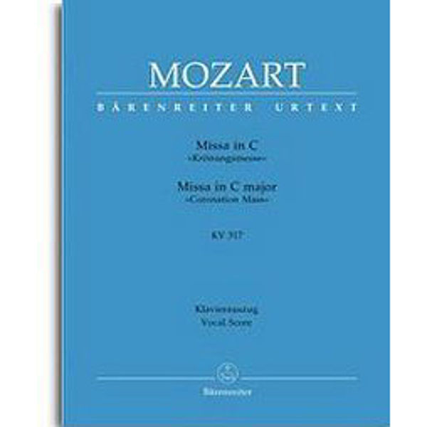 Mozart - Missa in C,  Krönungsmesse KV 317, Vocal Score