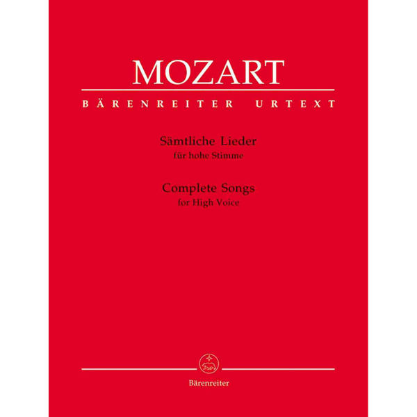 Mozart - Complete Songs - High Voice