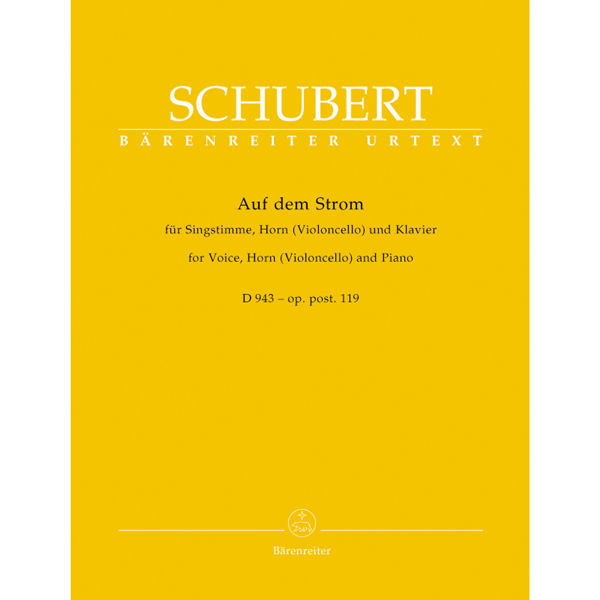 Auf Dem Storm for Voice, Horn (Violoncello) and Piano, Franz Schubert