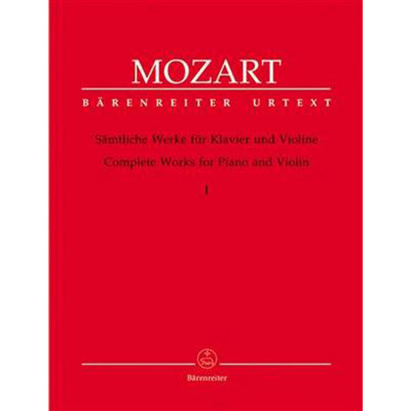 Complete Works for Piano and Violin Volume 1, Mozart