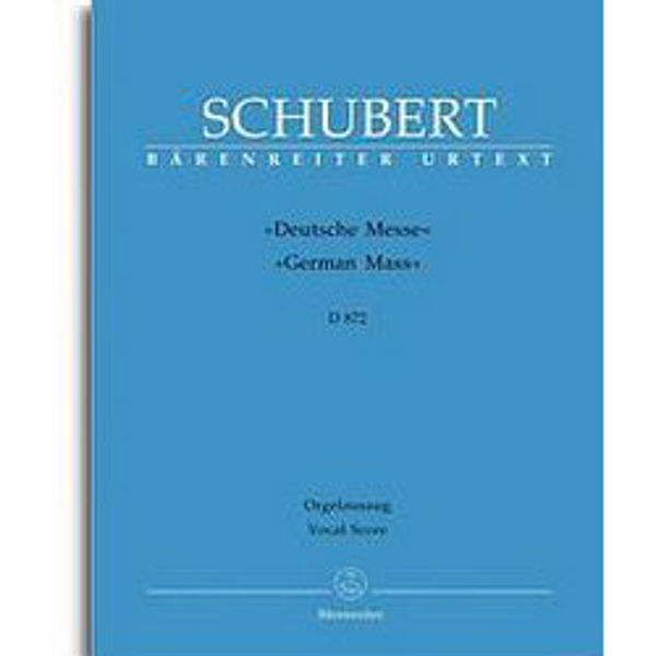 Schubert - German Mass D872 - Vocal Score