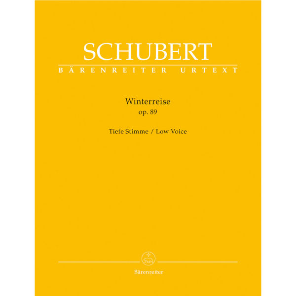 Schubert - Lieder Heft 2 - Winterreise Op.89 - Low Voice