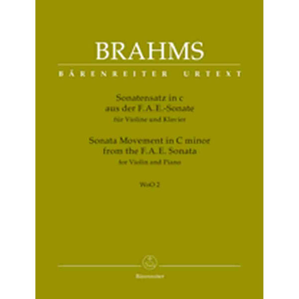 Sonate in D major for Violin and Piano Op 108, Johannes Brahms