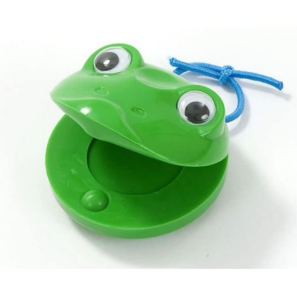 Kastagnett Bambina Frosk Plast