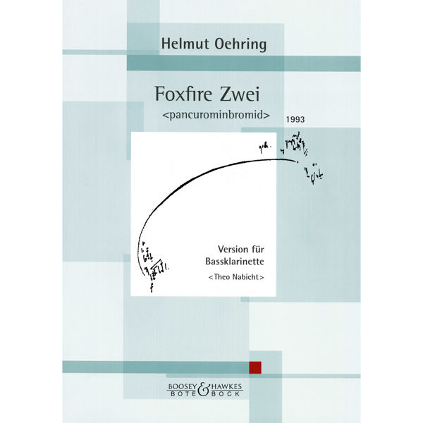 Foxfire Zwei for Bassklarinett - Helmut Oehring