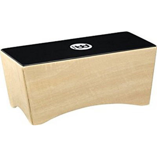 Cajon Meinl BCA2NT/EBK-M, Snare Bongo Cajon, Natural/Ebony Black