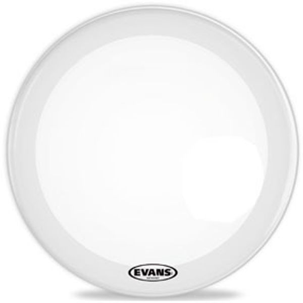 Stortrommeskinn Evans EQ3, BD16RSW-NP Reso White, u/Hull, 16