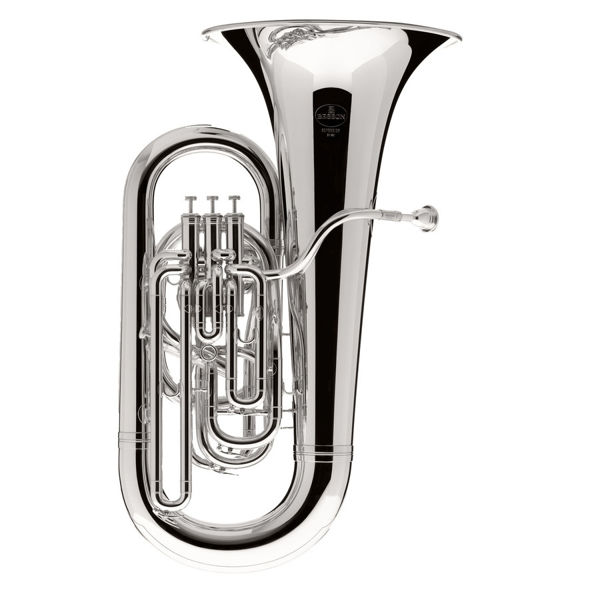 Tuba Eb Besson Sovereign 9802-1-0 3+1v Lacquer Yellow Brass Bell 17