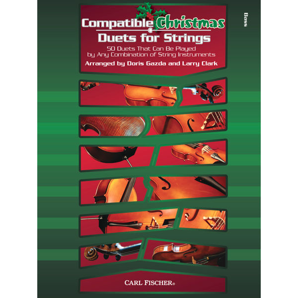 Compatible Christmas Duets for Strings, Bass, Larry Clark