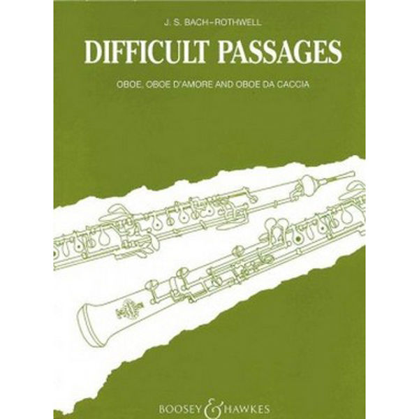 Difficult Passages, 105 Traits difficult passages from the works of J.S. Bach. Obo