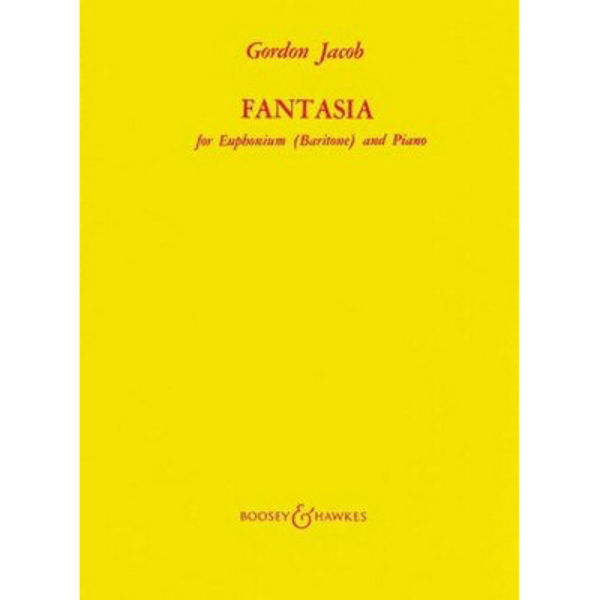 Fantasia for Euphonium and Piano, Gordon Jakob