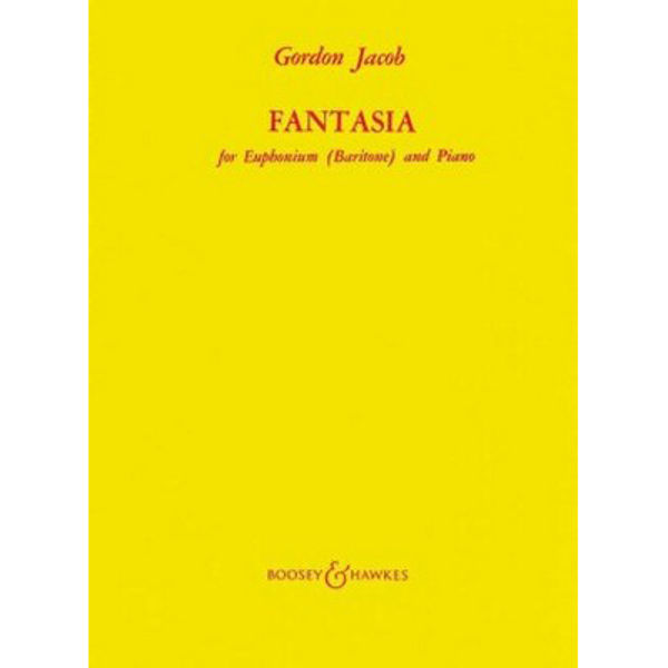 Fantasia for Euphonium and Piano, Gordon Jakob