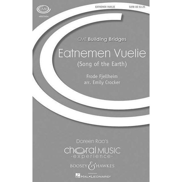 Eatnemen Vuelie, Song for the Earth. Frode Fjellheim SATB