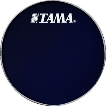 Stortrommeskinn Tama, BK22BMWS, Black m/Tama Logo 22