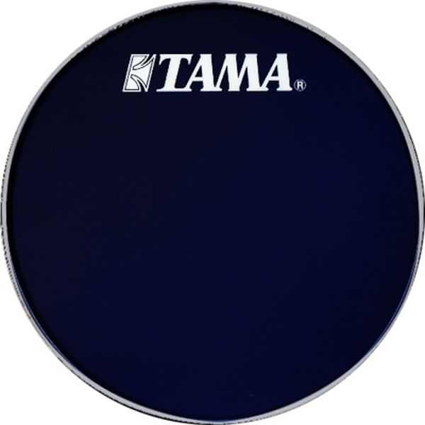 Stortrommeskinn Tama, BK22BMWS, Black m/Tama Logo 22