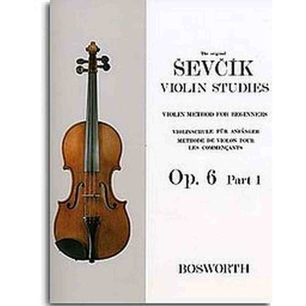 Sevcik Violin Studies opus 6 part 1 Violin Method For Beginners