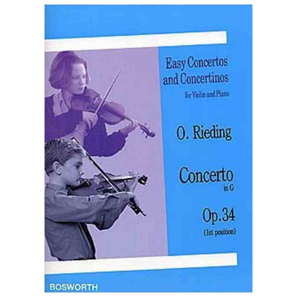Concerto in G, Op. 34, for Violin and Piano, O. Rieding