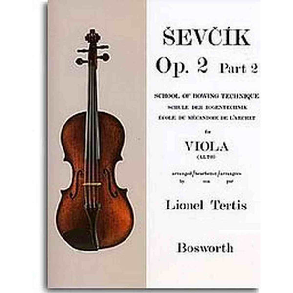 Sevcik Viola Studies opus 2 part 2 Bowing Technique