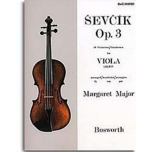 Sevcik Viola Studies opus 3 40 Variations