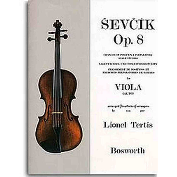 Sevcik Viola Studies opus 8 Changes Of Position And Preparatory Scale Studies