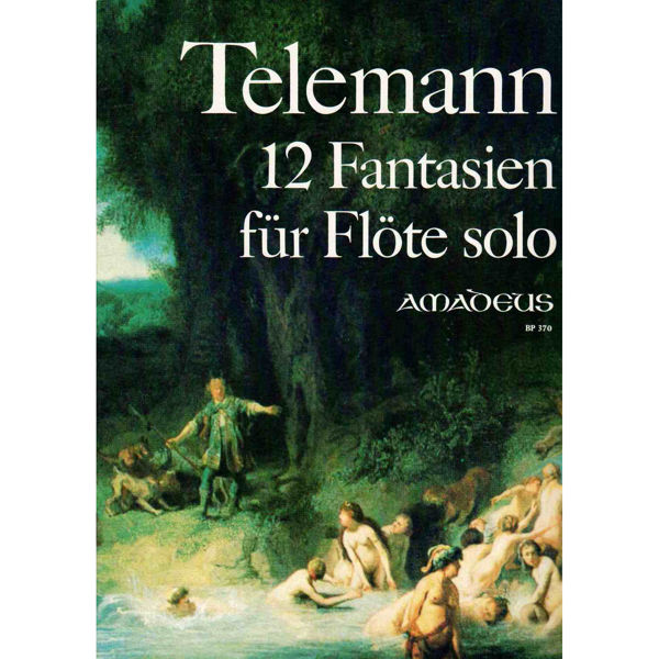Telemann 12 Fantasien, Flute solo