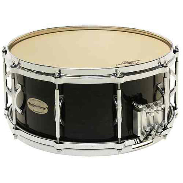 Skarptromme Black Swamp Multisonic MS6514MD-CB, 14x6,5, Maple, Die-Cast Hoops Concert Black