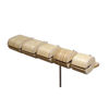 Temple Blocks Black Swamp TBSET5, Set of 5 Bentwood w/Mount