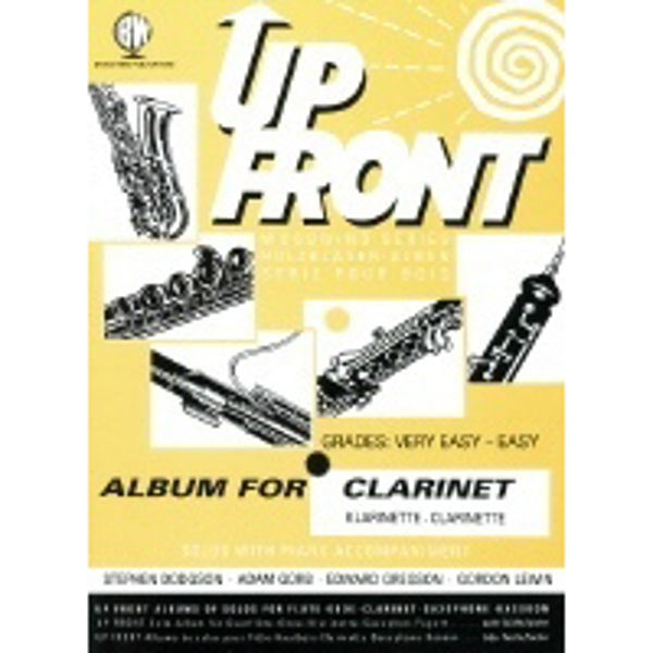 Up Front Album for Clarinet, Clarinet/Piano