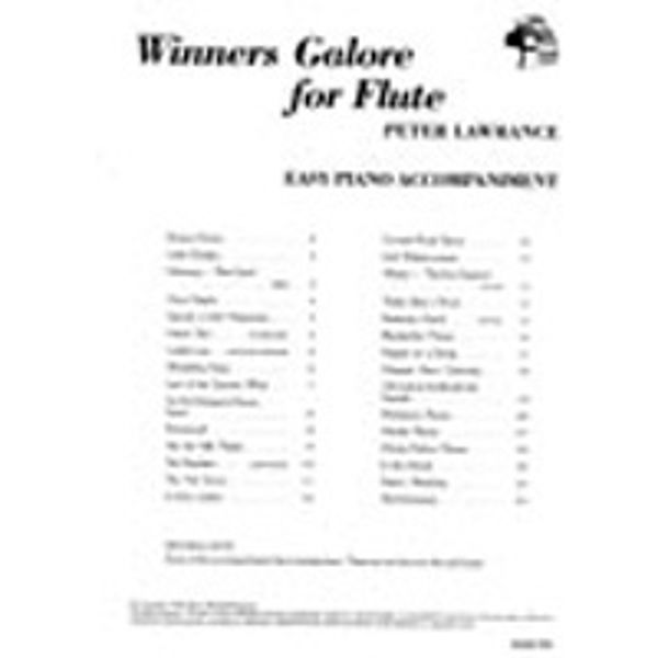 Winners Galore for Flute, Pianoakkompagnement