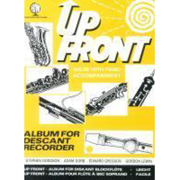 Up Front Album Descant Recorder, Recorder/Piano