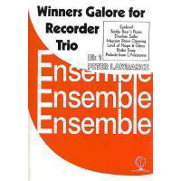 Winners Galore Recorder Trios Book 1, Recorder trios