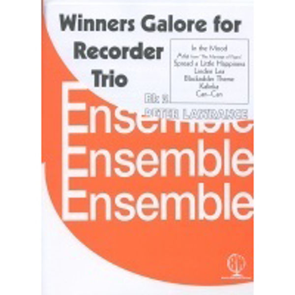 Winners Galore Recorder Trios Book 2, Recorder trios