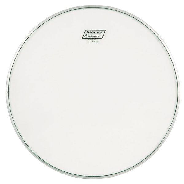 Paukeskinn Ludwig C8278, 32 Ringer, White