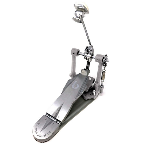Stortrommepedal British Drum Co. CAS-HW-SP, Casino, Single Pedal w/Plate