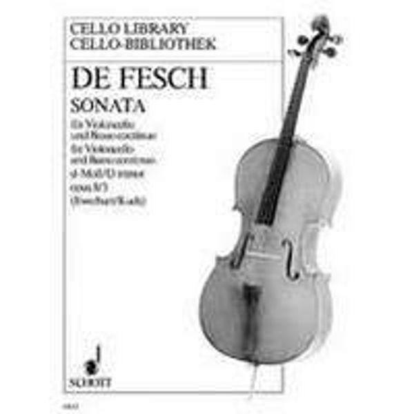 Sonata for Violoncello and Basso Continuo in D Minor Op. 8/3 - Fesch