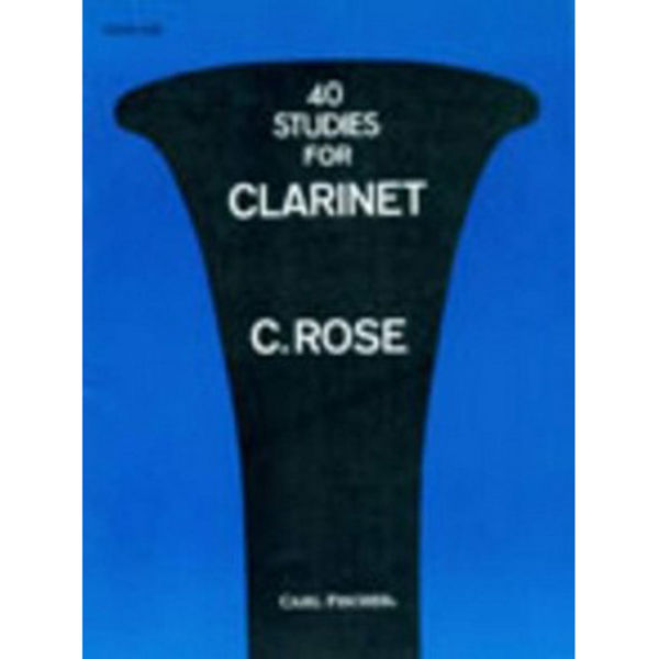 40 Studies for Clarinet, Rose (Book 1)