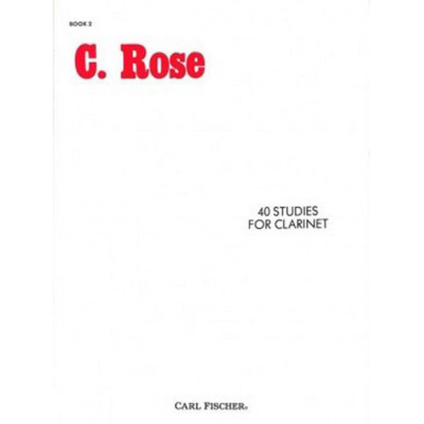 40 Studies for Clarinet, Rose (Book 2)
