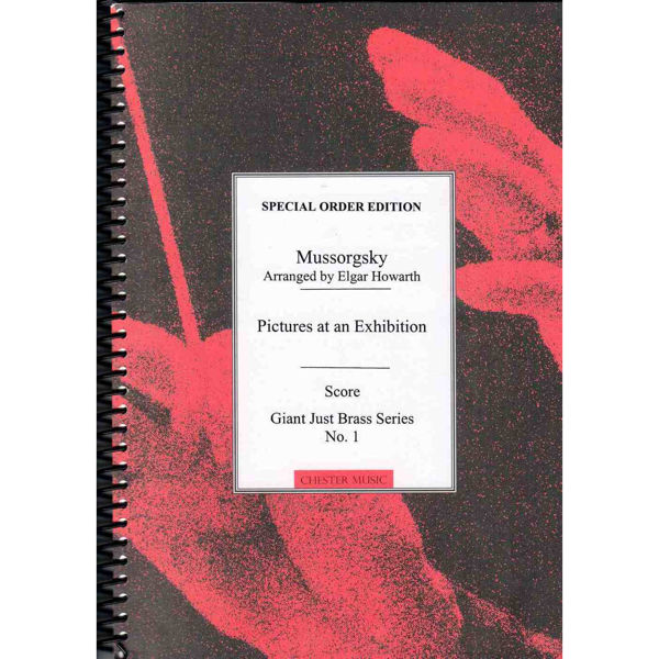 Modest Mussorgsky: Pictures at an Exhibition (Gigant Just Brass No. 1) Full Score arr Elgar Howarth