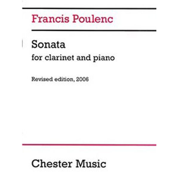 Sonata for Clarinet and Piano, Poulenc