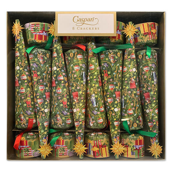 Crackers Musical Christmas Jamboree Tree Cone 8 pk