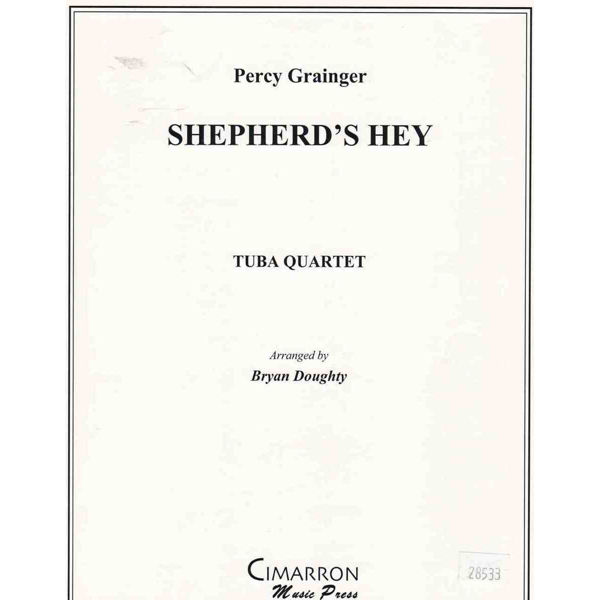 Shepherd's Hey for Tuba Quartet