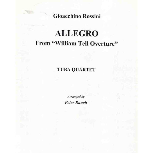 Allegro from William Tell Overture for Tuba Quartet