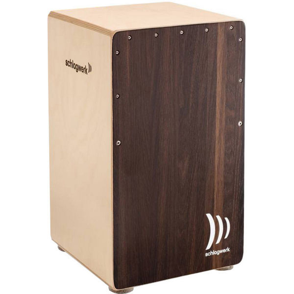 Cajon Schlagwerk CP408, 2inOne Dark Oak