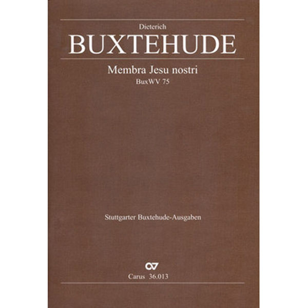 Membra Jesu nostri. BuxWV 75,  Dieterich Buxtehude. Vocal Score